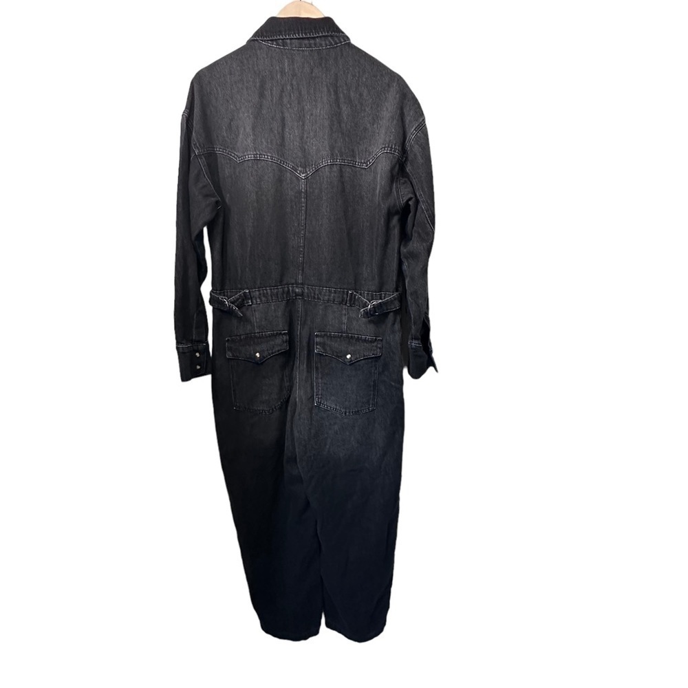 Free People x We the Free Black Care Townes Jumpsuit Size Large NWOT - Picture 5 of 16